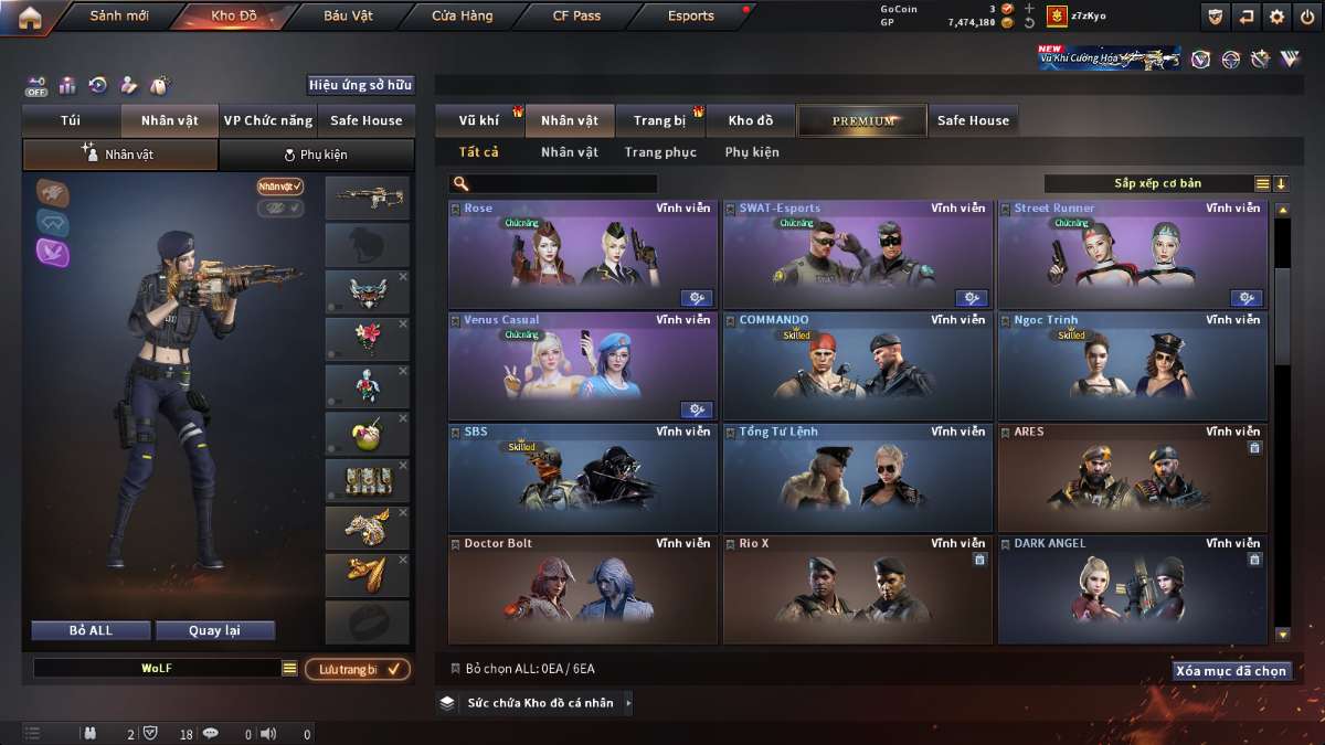 shop acc cf uy tin gia re
